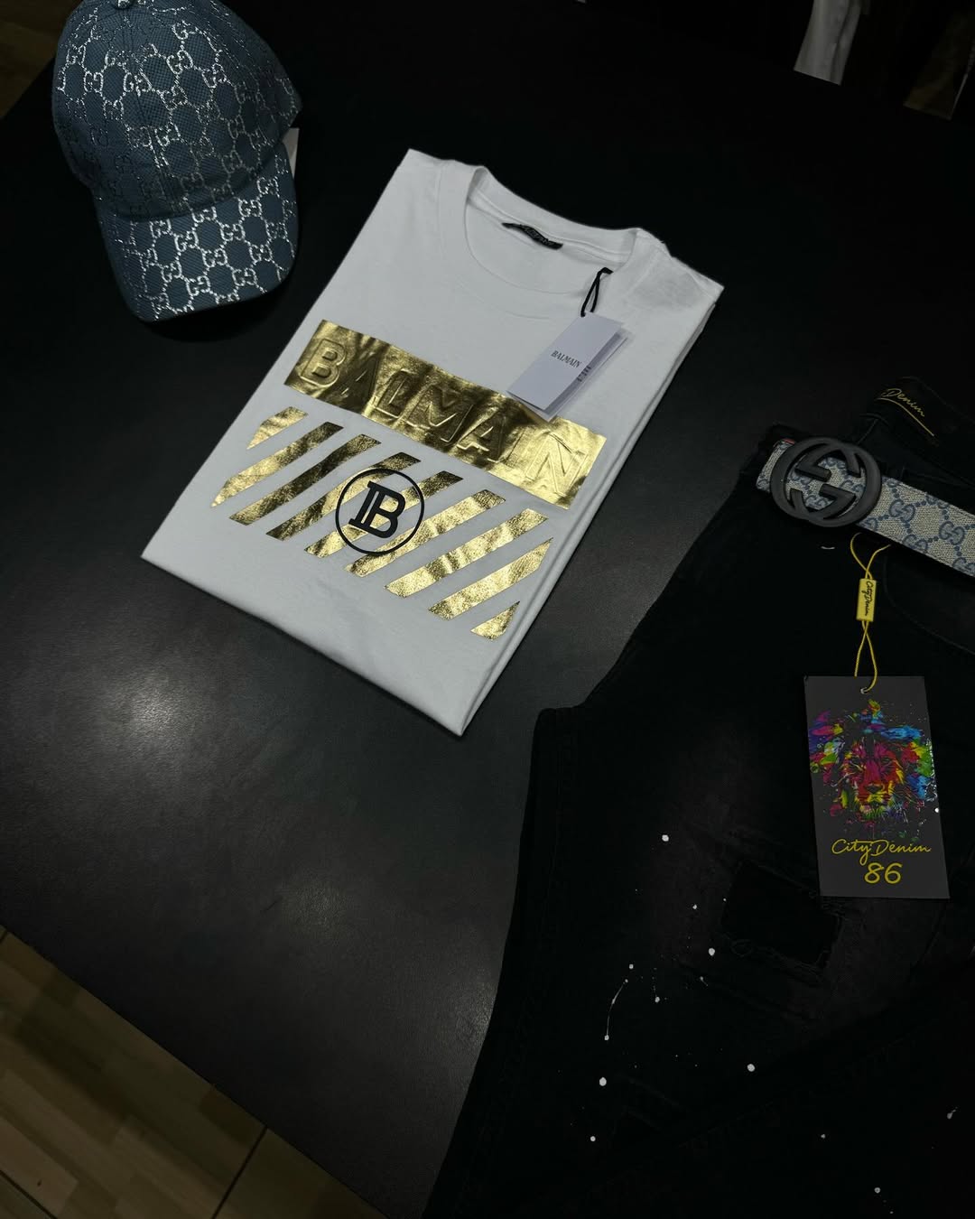 KIT BALMAIN GOLD + JEANS PREMIUM [ BLACK DEZEMBRO ] 20% OFF