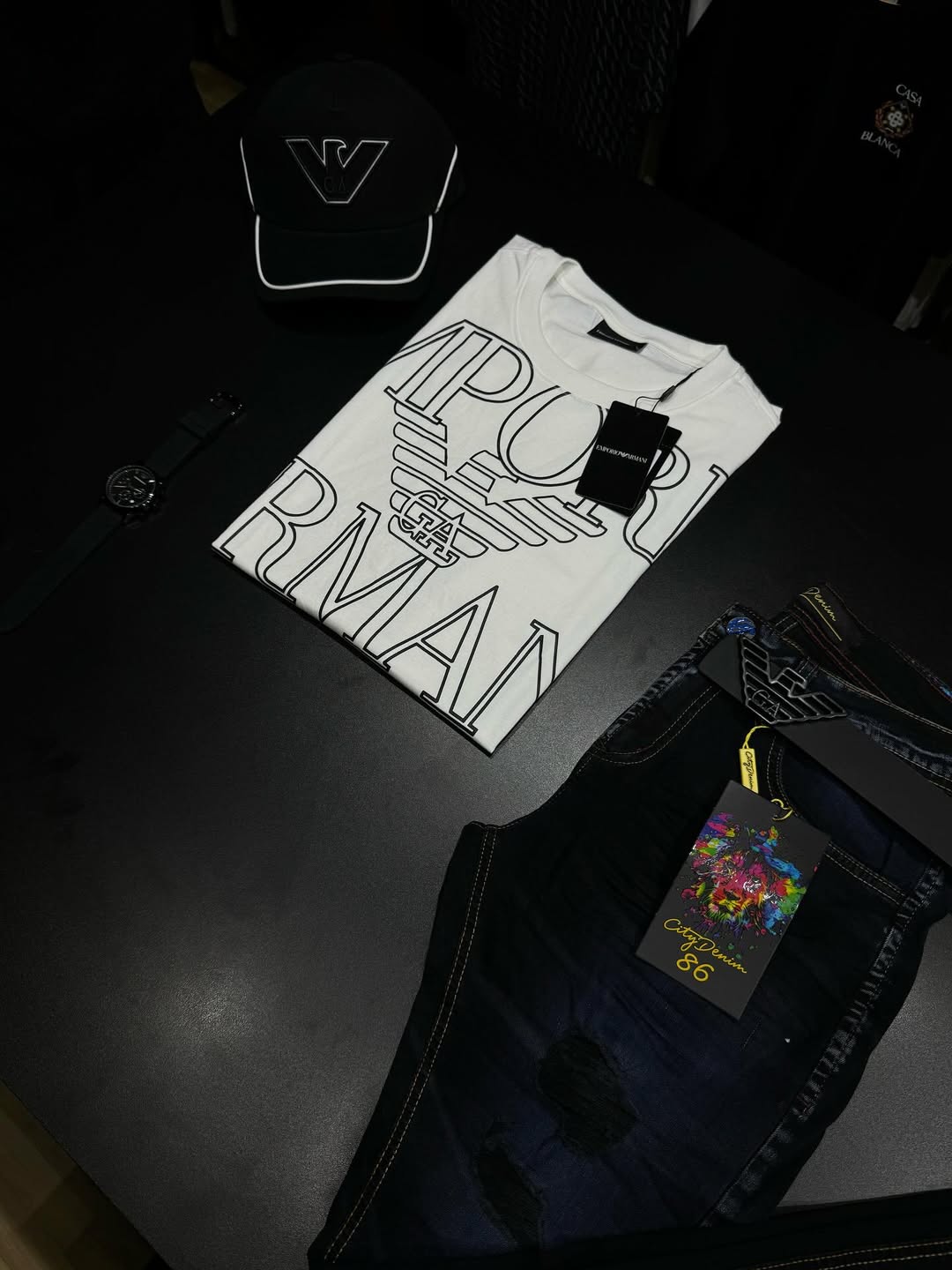 KIT ARMANI COMPLETO [ BLACK DEZEMBRO ] 20% OFF