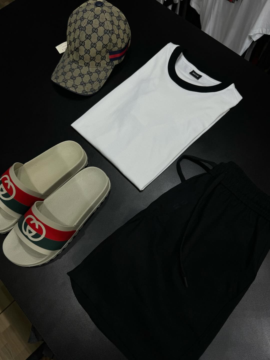 KIT GUCCI VIBES + RINGER TEE [ BLACK DEZEMBRO ] 20% OFF